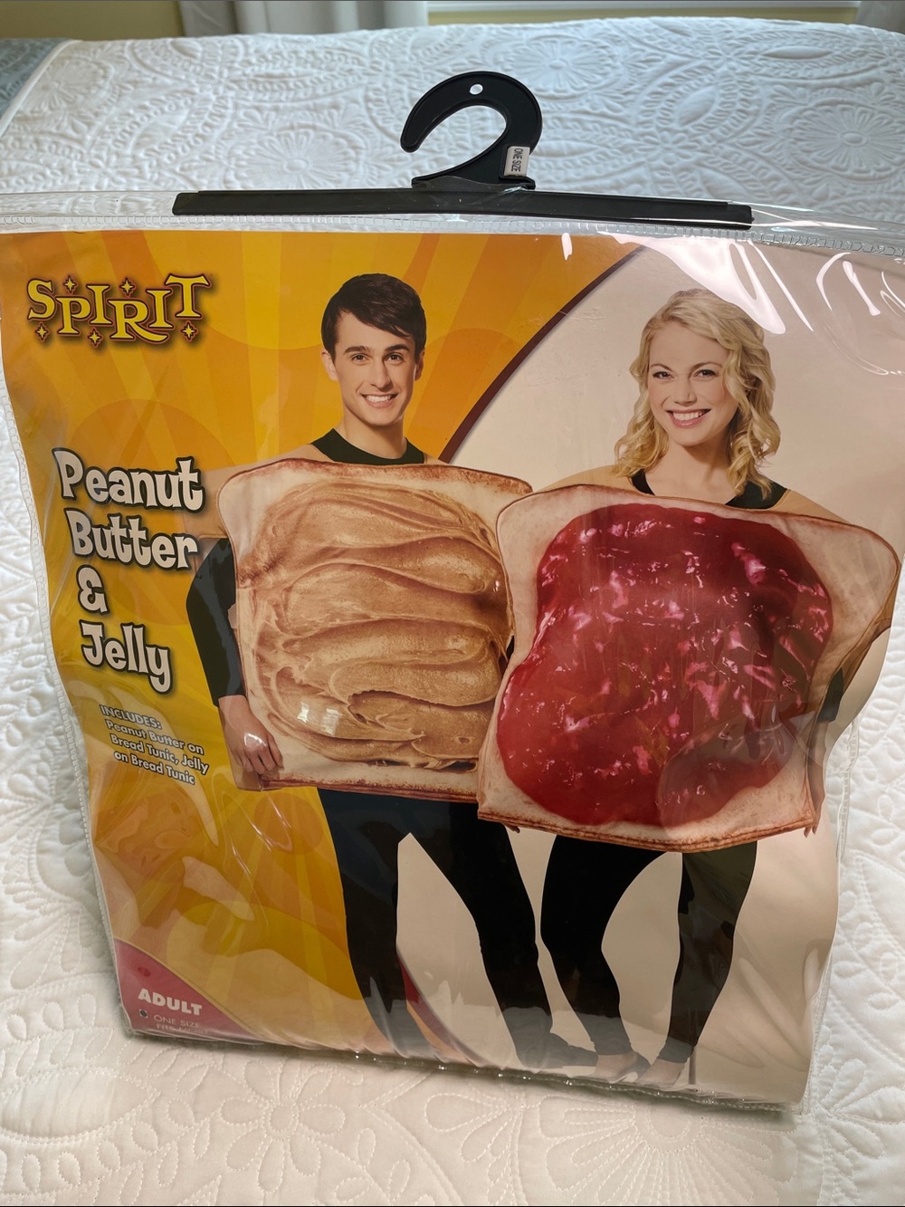 Spirit Peanut Butter & Jelly Couple Costume - Brown & Red